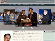 Tablet Screenshot of kumarnaresh.com